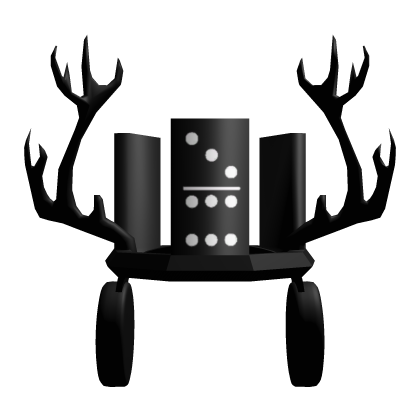 Domino Clockworks Antlers Black Roblox NoFilter