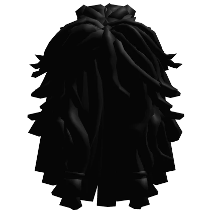 Roblox hair preview for Black Locs w High Ponytail