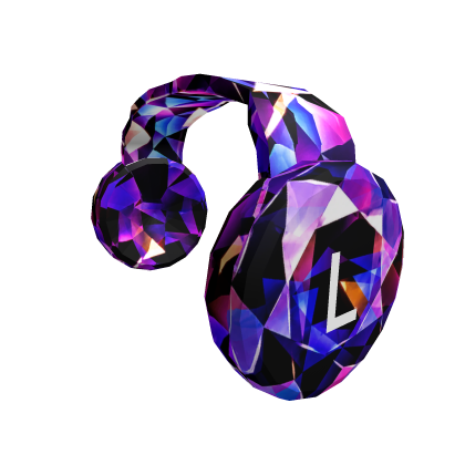 Purple Sparkle Time CW Headphones