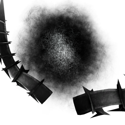 black cursed horns