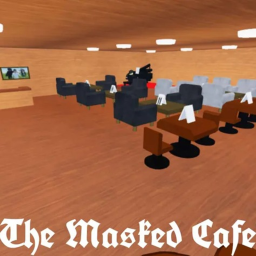 the masked café