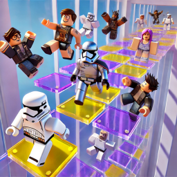 Impossible Squid Game! Glass Bridge