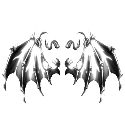 [ GLOWING ] Devil Wings w/ Goat Horns