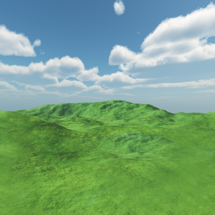 Terrain+Clouds Sky