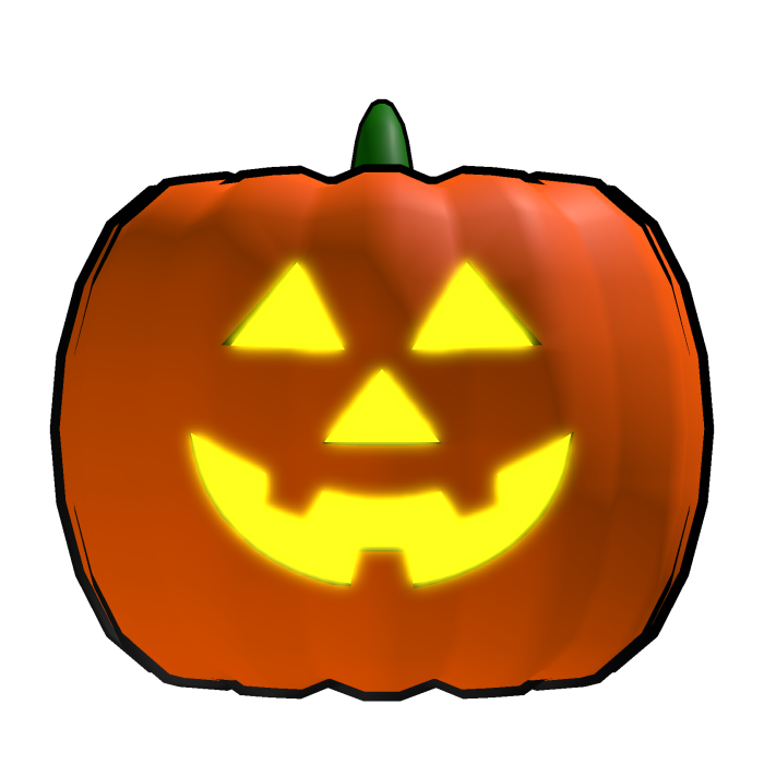 [EMISSIVE] Halloween Pumpkin Head Glowing Eyes