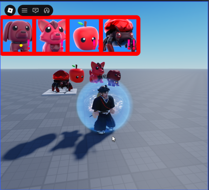 Color Simulator Red Sector - 4 Pets + GUI preview 1