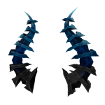 Spiky Horns of the Frosted Glacier