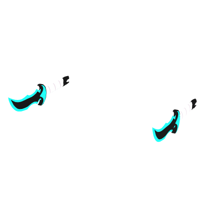Cyan Anime Daggers Holdable thumbnail