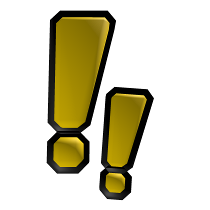 ❗Anime Yellow Exclamation Surprised Mark