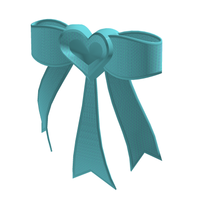 Cyan Coquette Bow for Korblox