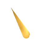 Golden Neon Unicorn Horn