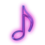 Purple Music Notes!
