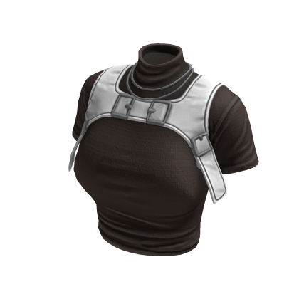  Y2K Stylish Top (Brown White)