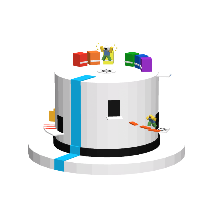 Classic White Obby Top Hat