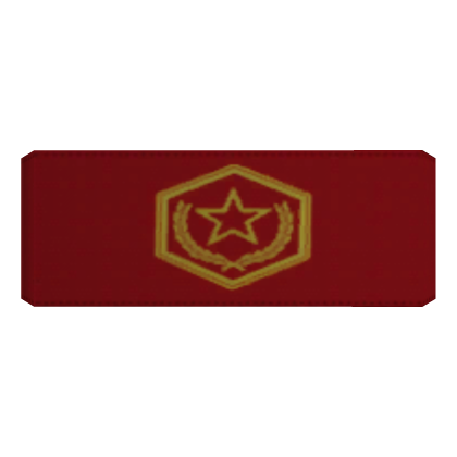 👑 Jackson's Red "CTE" Anti-War Armband Roblox item