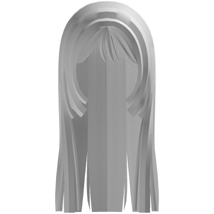♡ long dolly hime hair cut in white Roblox item