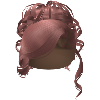 Side Swept Curly Updo [Pink]