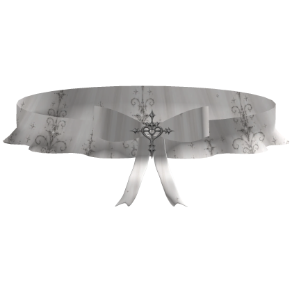 ♡ | vintage white cross choker necklace ۶ৎ Roblox item
