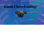 Koala cheerleading