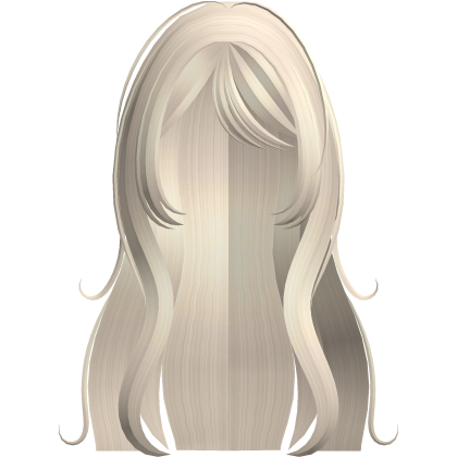 blonde wispy wavy moe anime long layered hair Roblox item