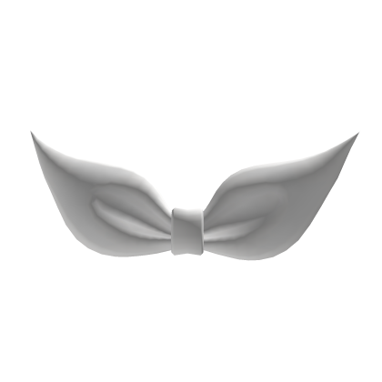 White Sharp Hair Bow (Top) Roblox item