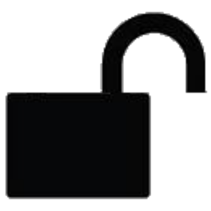 Unlock Icon Roblox decal