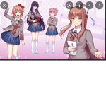 Doki Doki literature club.Monika Is me