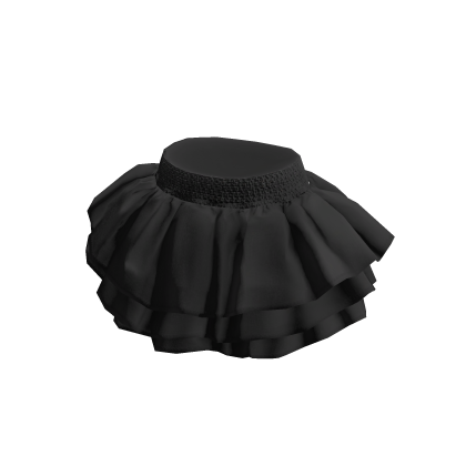 iBella X AVVY Black Ruffle Skirt thumbnail