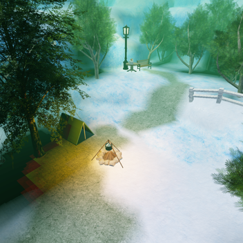 Aurora Borealis in the Tundra