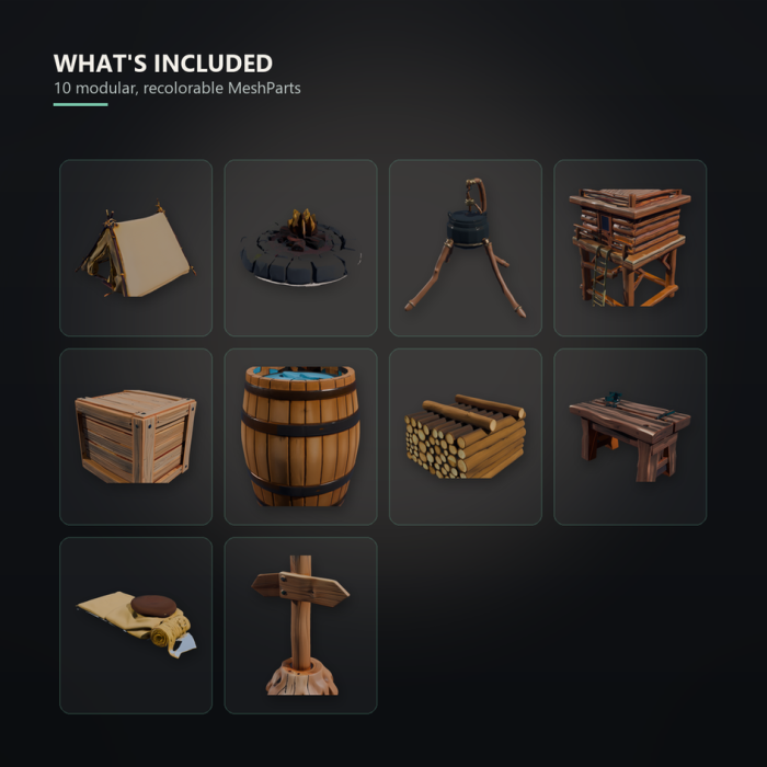 Survival Forest Camp & Base Kit preview 4