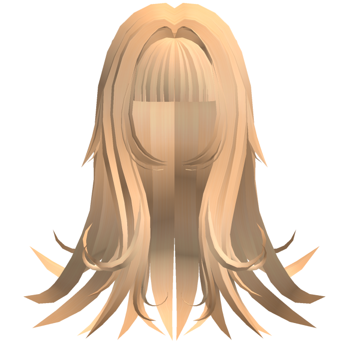 Long kawaii anime moe spikes in blonde
