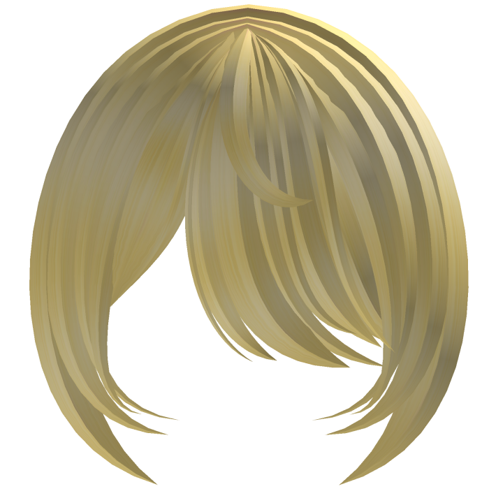 Yellow Cozy Side Swept Bangs
