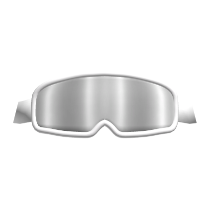 White Ski Goggles