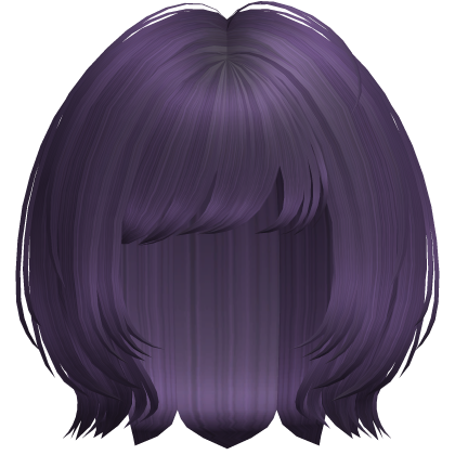 Messy Layered Hime Bob (Purple) Roblox item