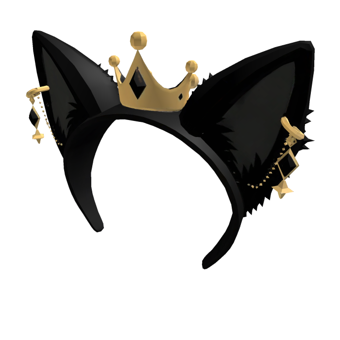 Royal Black Cat Ears