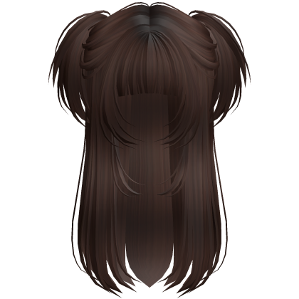 Vamp Long Straight Pigtails Silky Brown