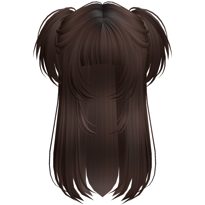 Vamp Long Straight Pigtails Silky Brown