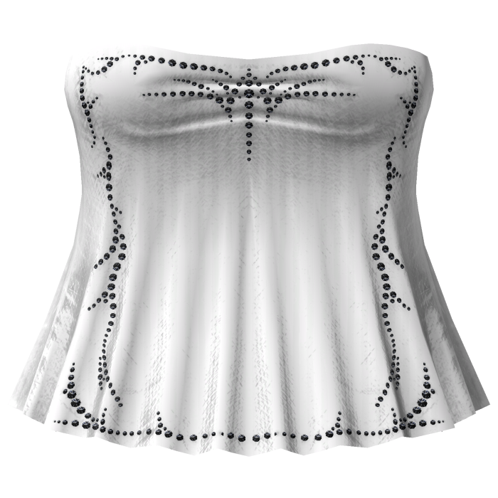 emo rhinestone mini dress - gothic white stripes