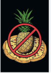 The NOT pineapple pizzas