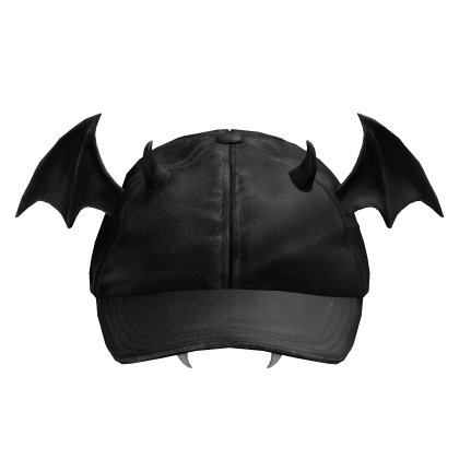 black vintage vamp 6-panel cap Roblox item
