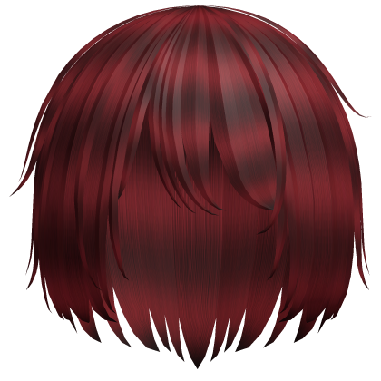 vkei anime style scene in red black