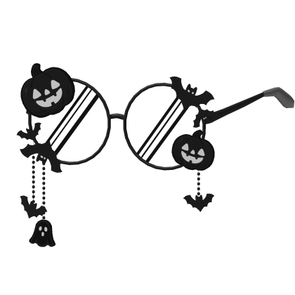 Black Halloween Glasses