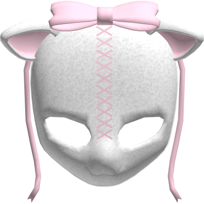 ♡ : adorable gothic lamb doll head in white/pink