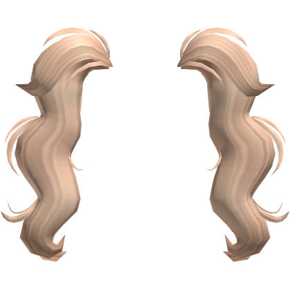 Y2K Messy Pigtails Blonde Extensions Roblox item