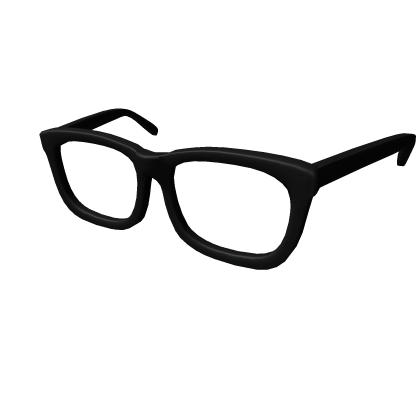 Elegant Nerd Glasses Black Roblox NoFilter