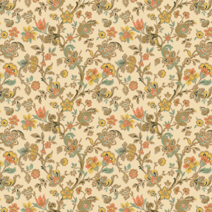 Vintage-Persian-Floral- Victorian Wallpaper Roblox decal