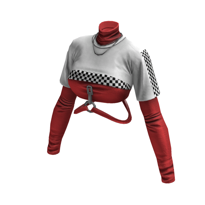Red Rider Harajuku Shirt (White Red)