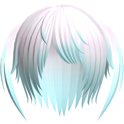 (ﾐዕᆽዕﾐ) layered cute twintails in ombre pink& blue Roblox item
