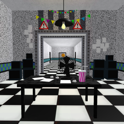 FNAF 2 Pizzaria map 2024