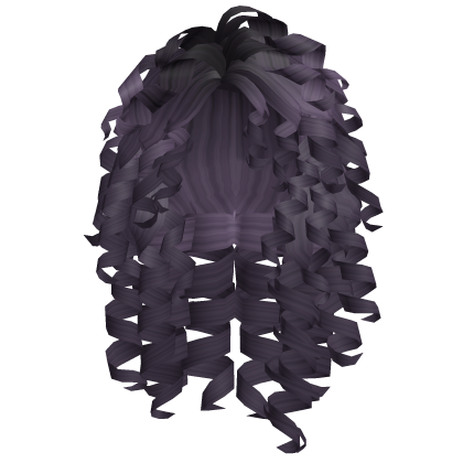 Cute Curly Hair (Purple) Roblox item